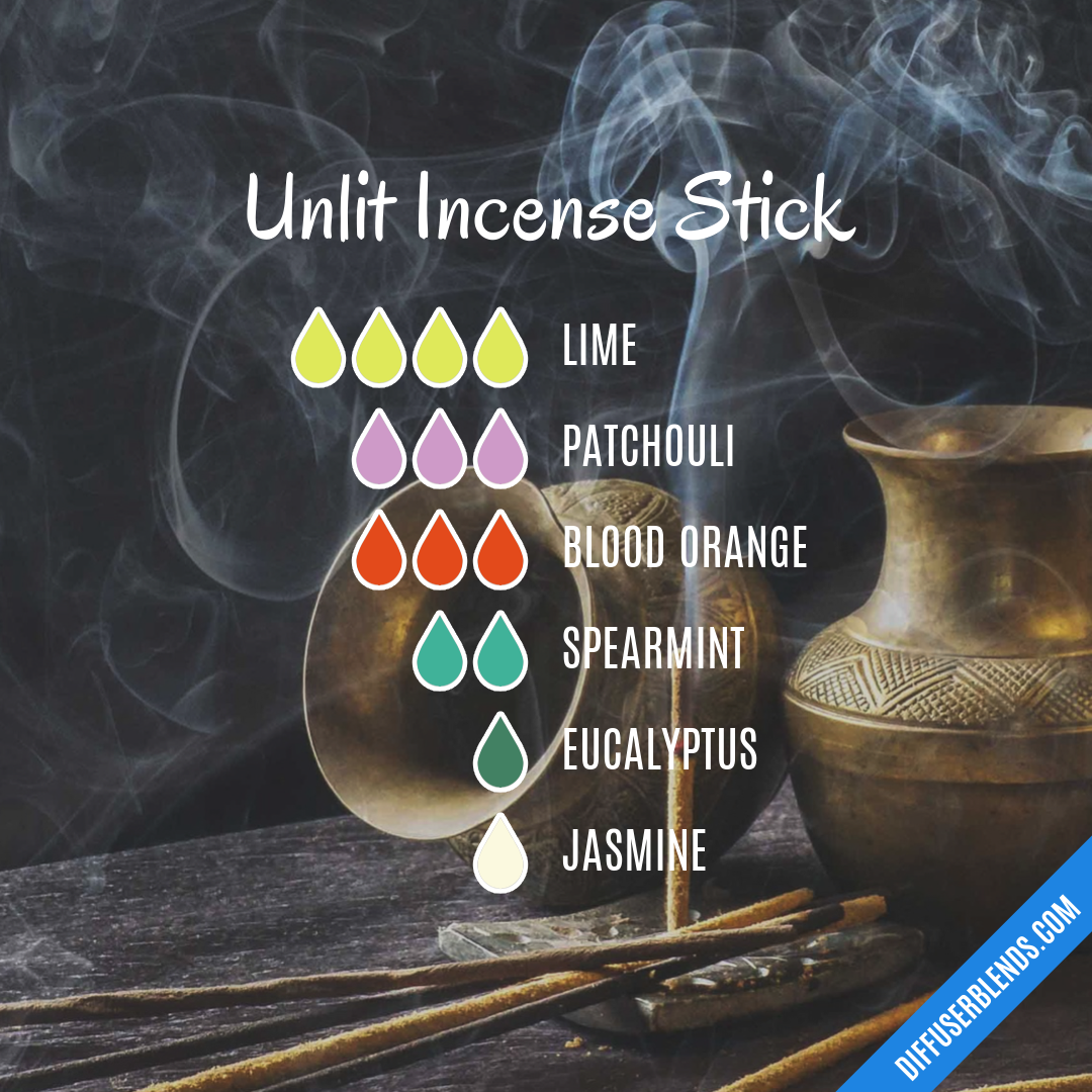 Unlit Incense Stick — Essential Oil Diffuser Blend