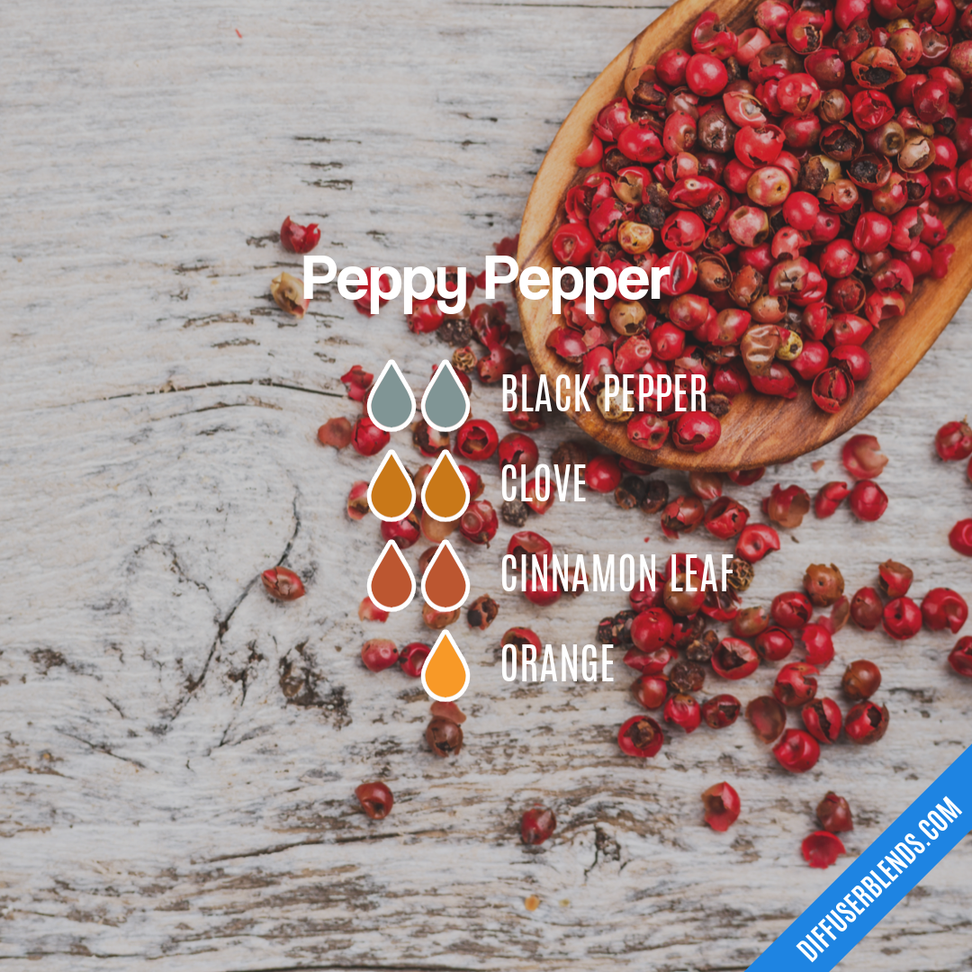 Peppy Pepper — Essential Oil Diffuser Blend
