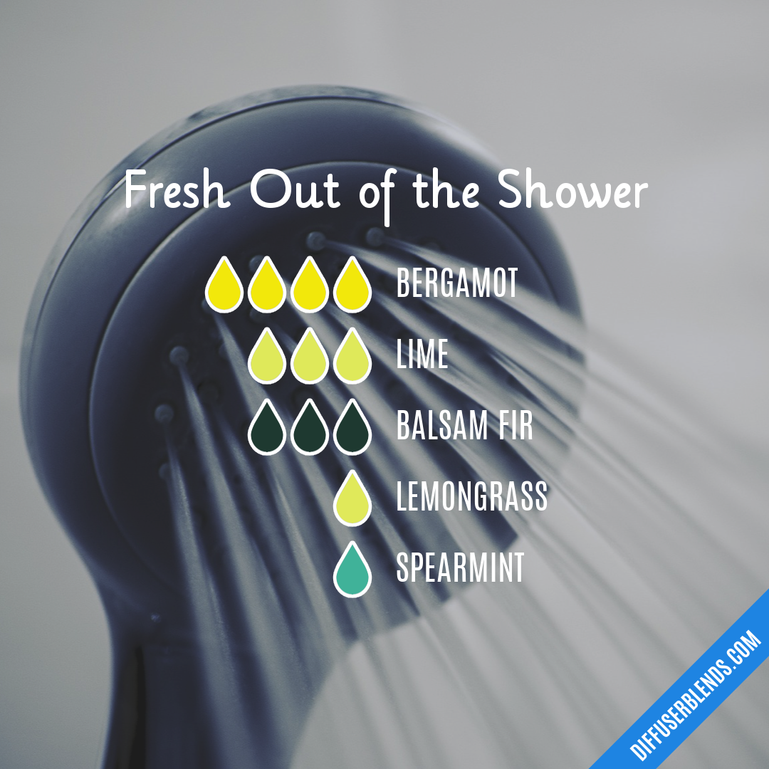 Fresh Out of the Shower — Essential Oil Diffuser Blend
