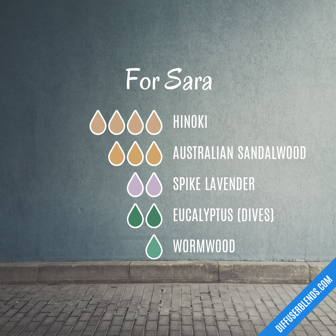 For Sara — Essential Oil Diffuser Blend