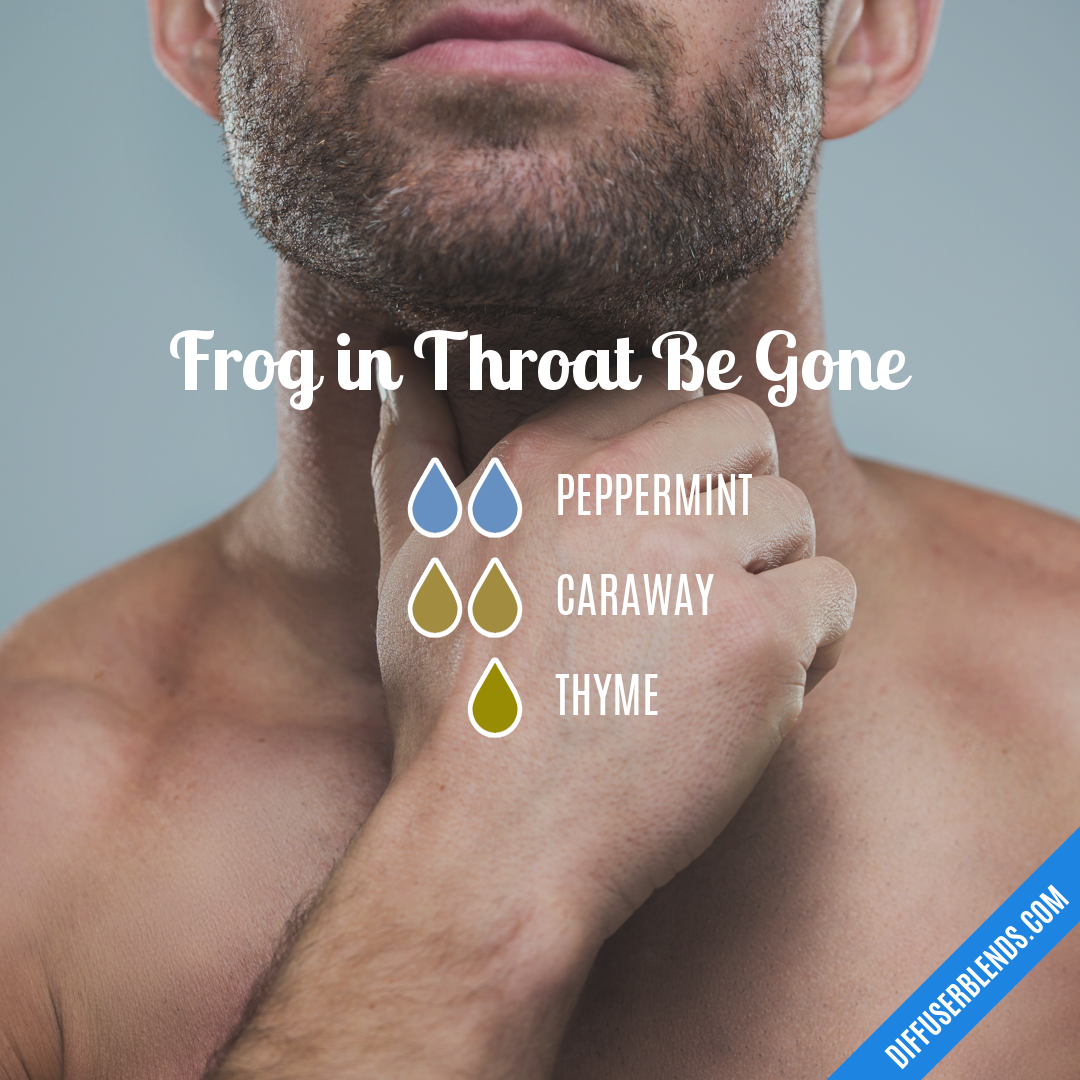 Frog in Throat Be Gone — Essential Oil Diffuser Blend