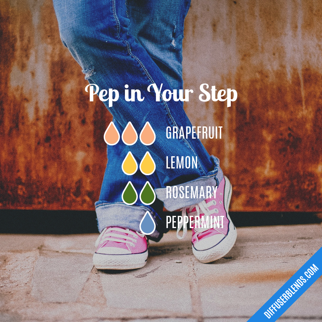 Pep in Your Step — Essential Oil Diffuser Blend