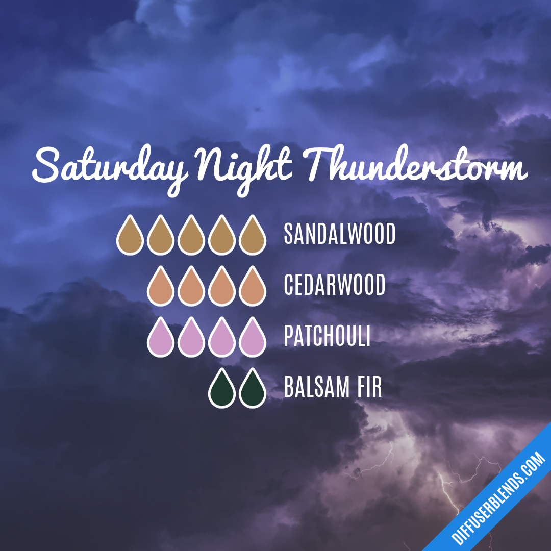 Saturday Night Thunderstorm — Essential Oil Diffuser Blend