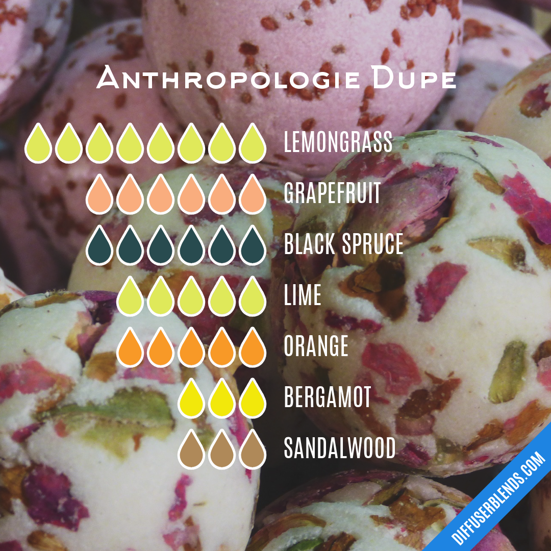 Anthropologie Dupe — Essential Oil Diffuser Blend