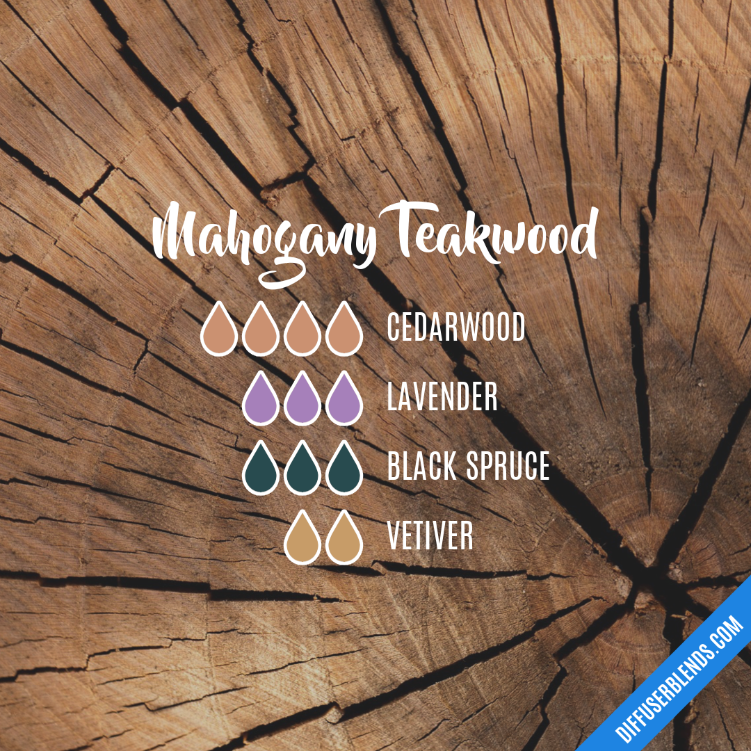 Mahogany Teakwood — Essential Oil Diffuser Blend