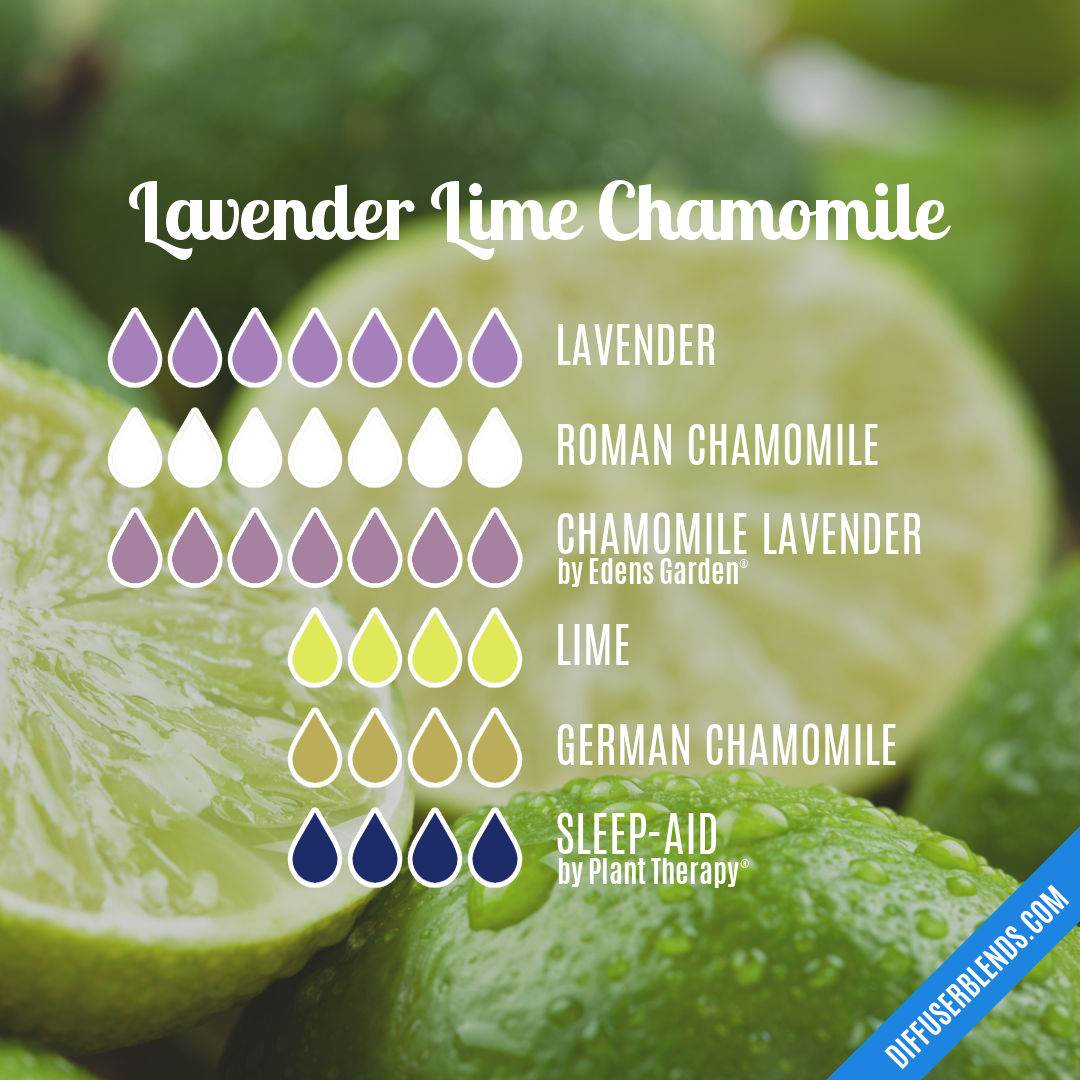 Lavender Lime Chamomile — Essential Oil Diffuser Blend