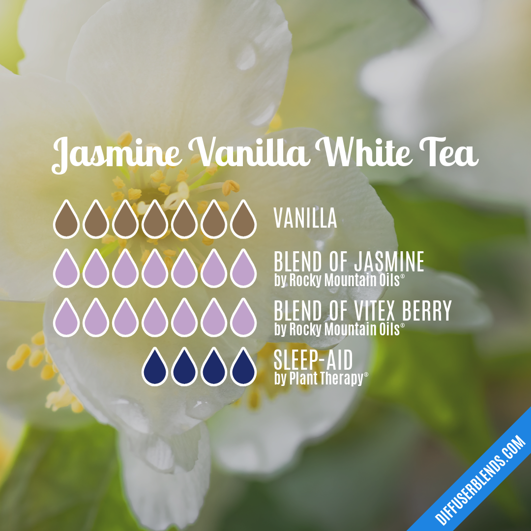 Jasmine Vanilla White Tea — Essential Oil Diffuser Blend