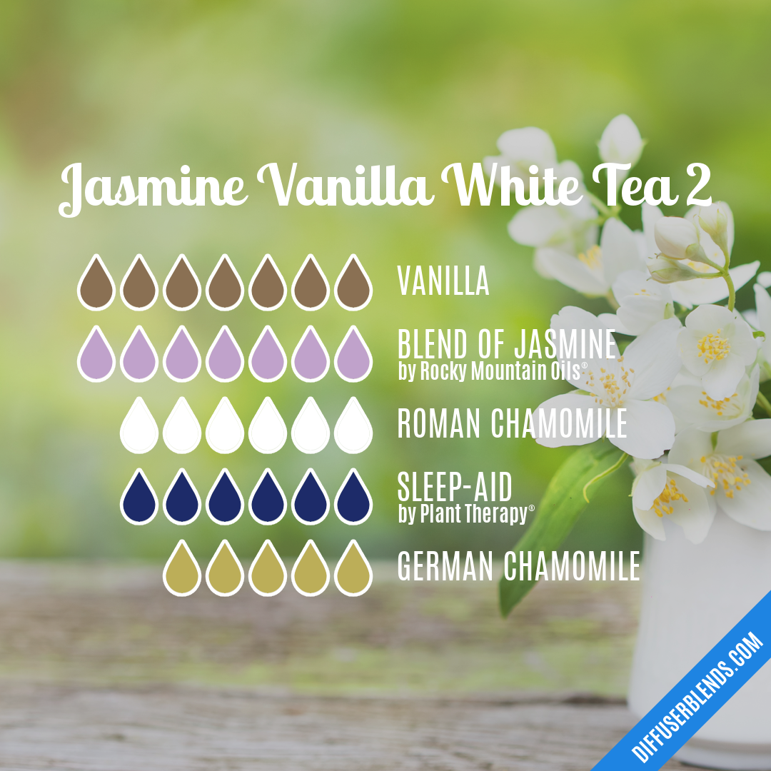 Jasmine Vanilla White Tea 2 — Essential Oil Diffuser Blend
