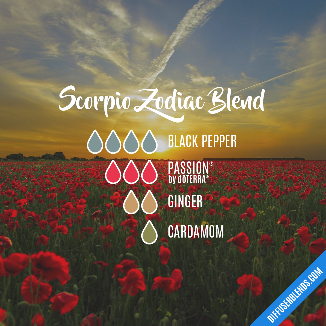 Scorpio Zodiac Blend — Essential Oil Diffuser Blend