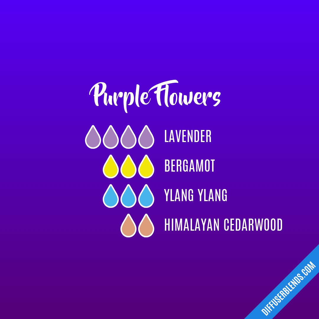Purple Flowers — Essential Oil Diffuser Blend