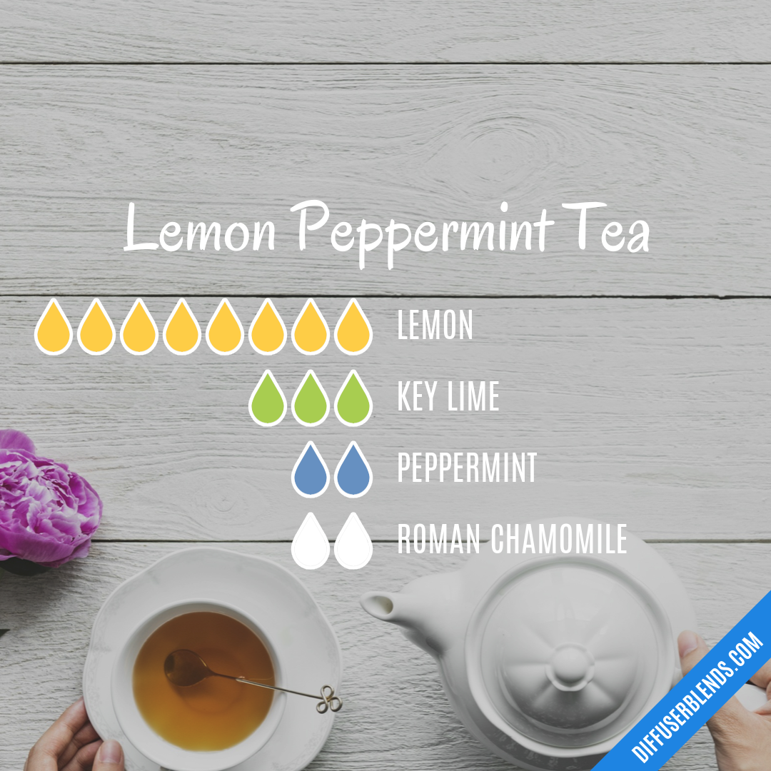 Lemon Peppermint Tea — Essential Oil Diffuser Blend