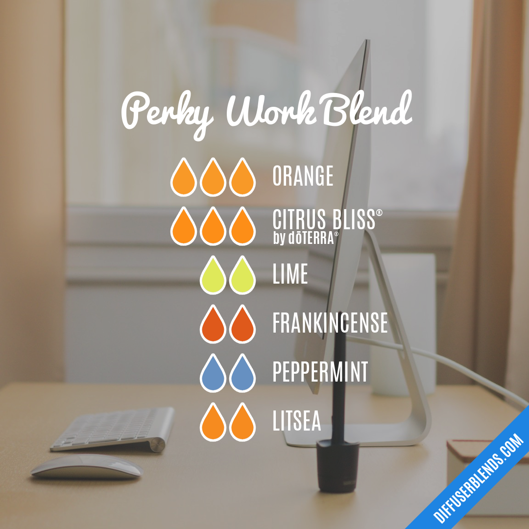Perky Work Blend — Essential Oil Diffuser Blend