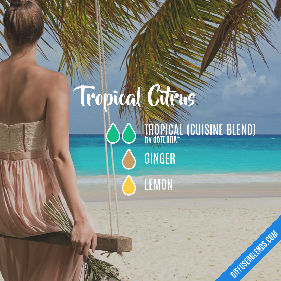 Tropical Citrus — Essential Oil Diffuser Blend