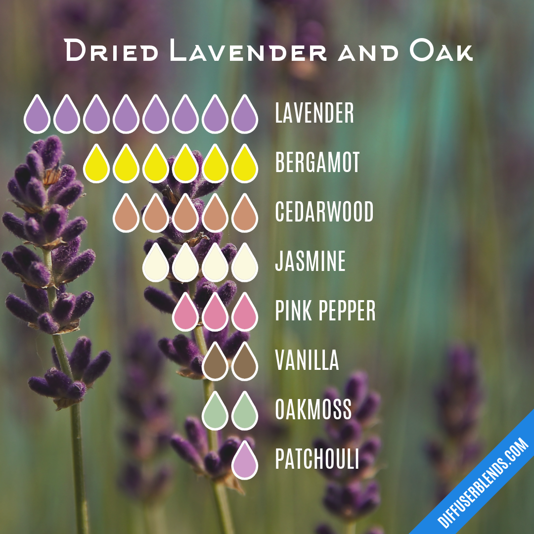 Dried Lavender and Oak — Essential Oil Diffuser Blend