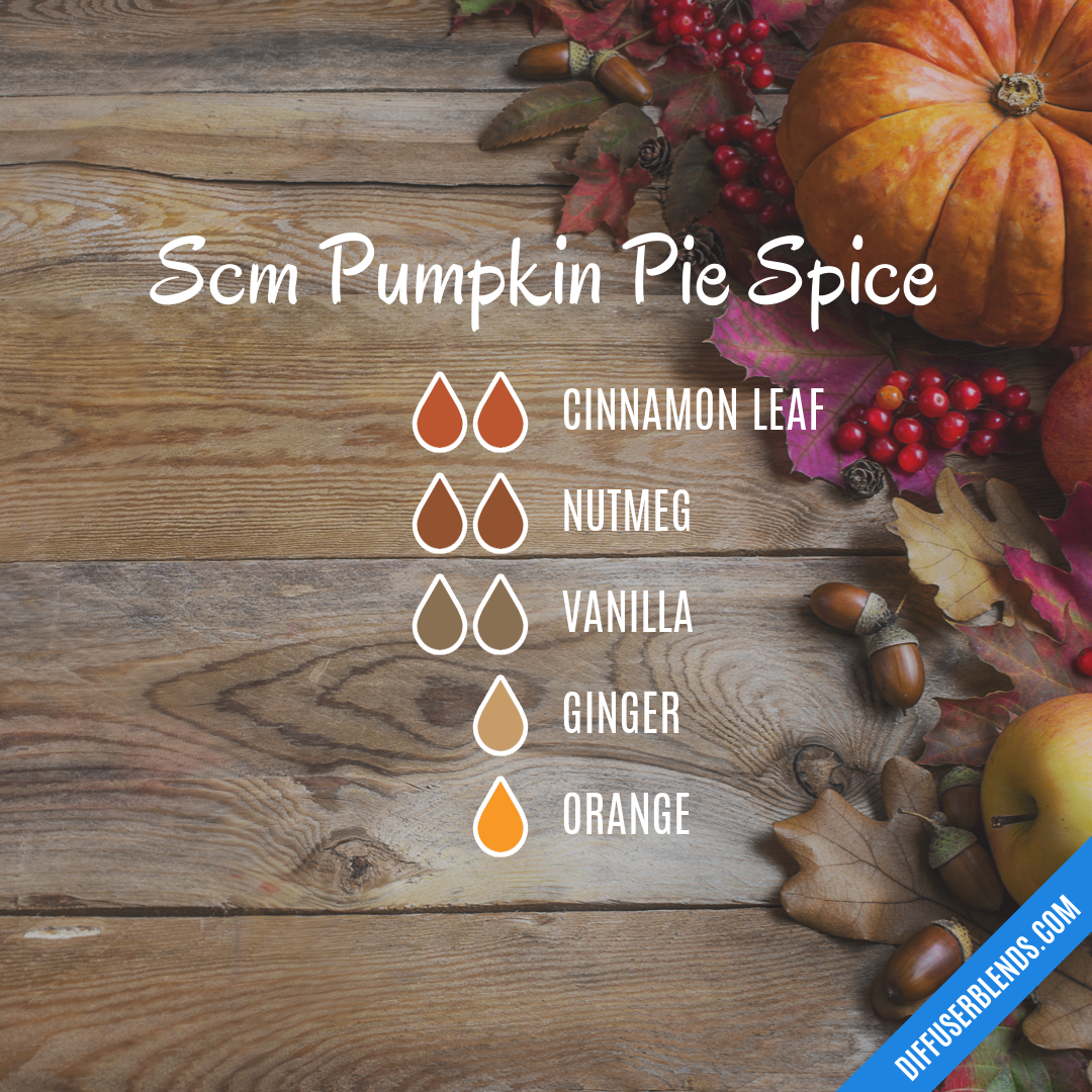 Scm Pumpkin Pie Spice — Essential Oil Diffuser Blend