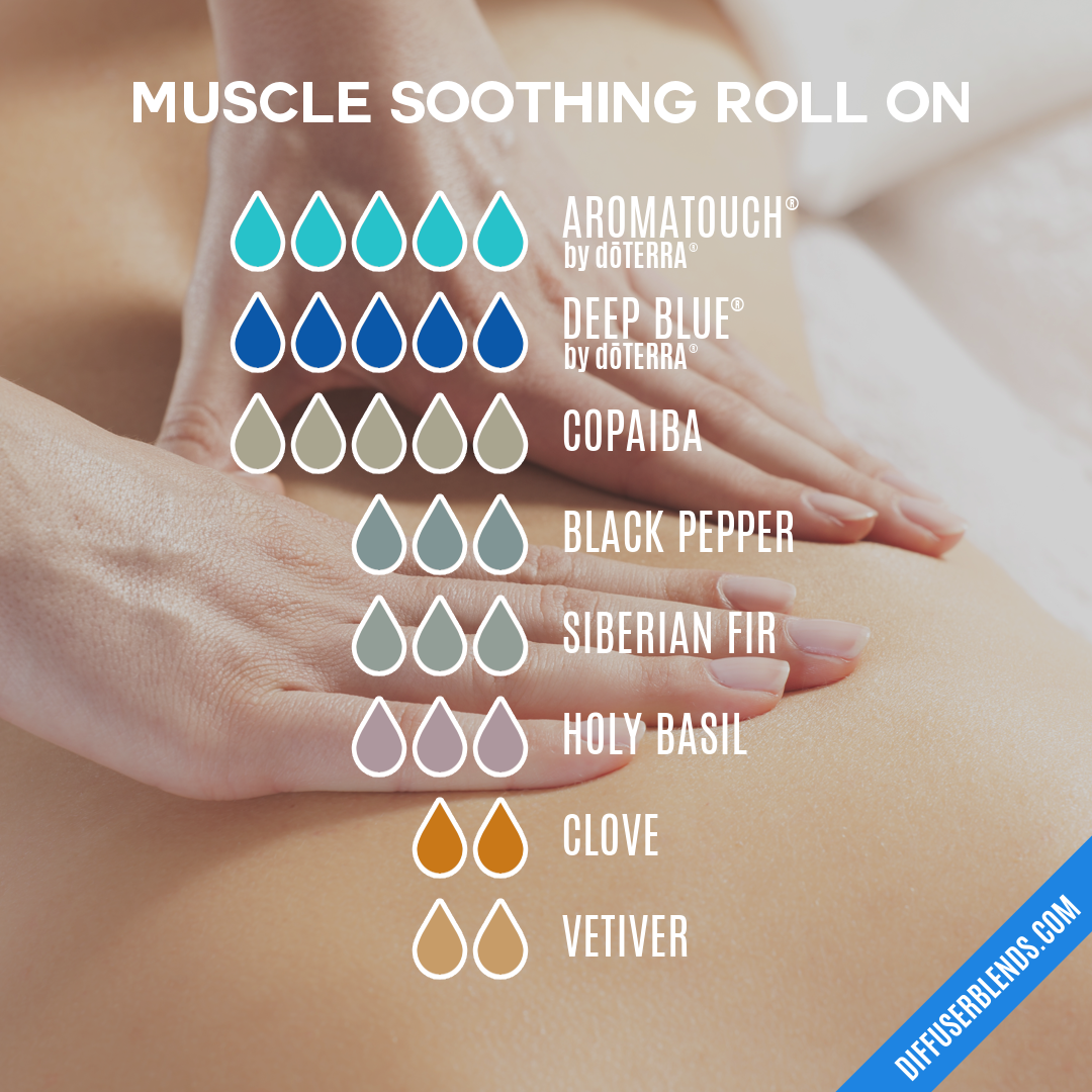 Muscle Soothing Roll-On — Essential Oil Diffuser Blend