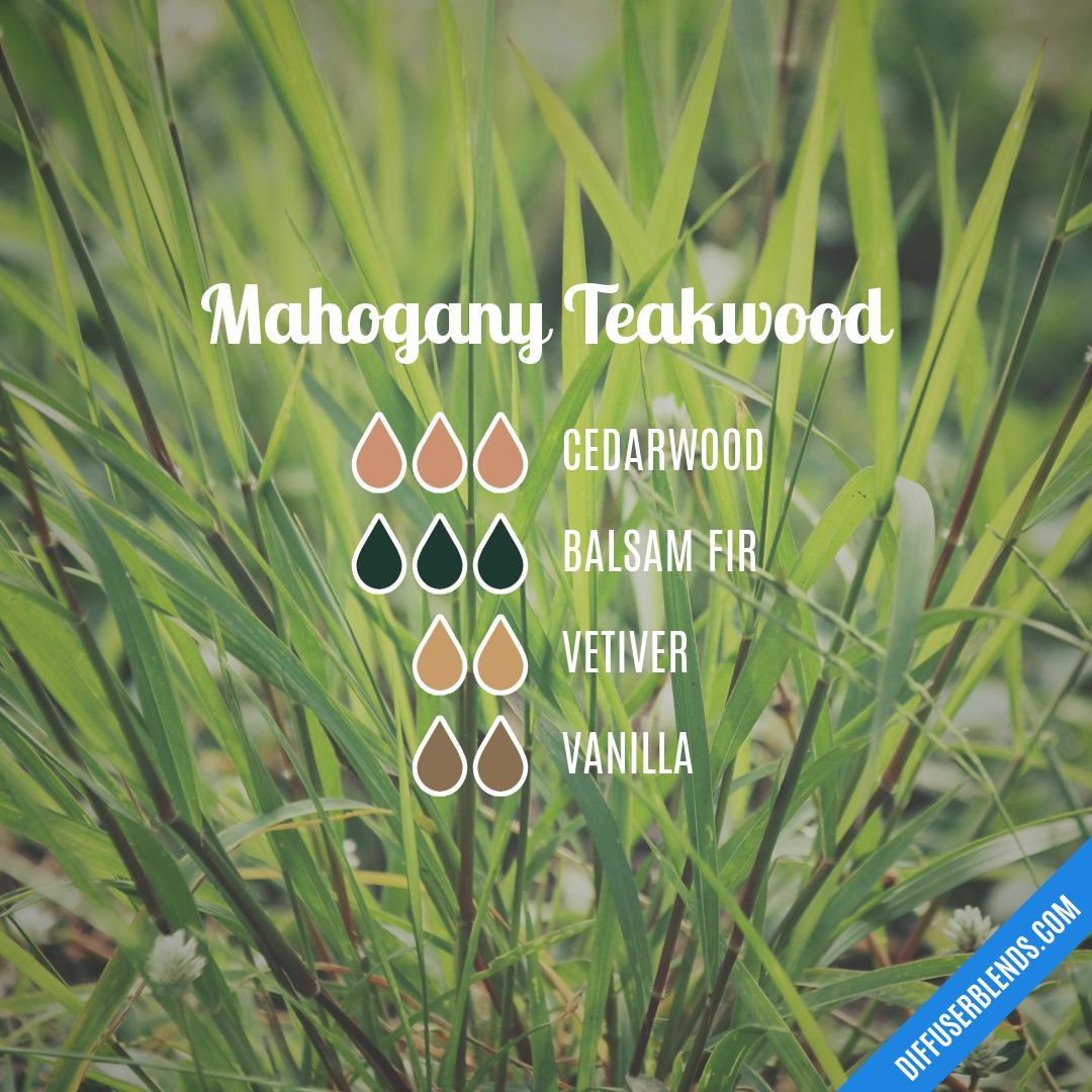Mahogany Teakwood — Essential Oil Diffuser Blend