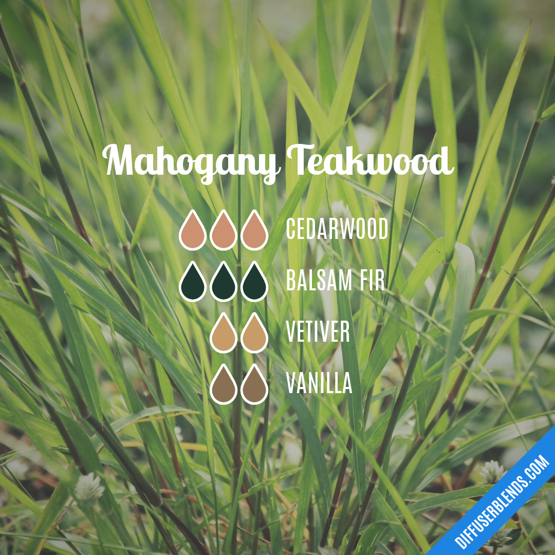 Mahogany teakwood essential oil benefits