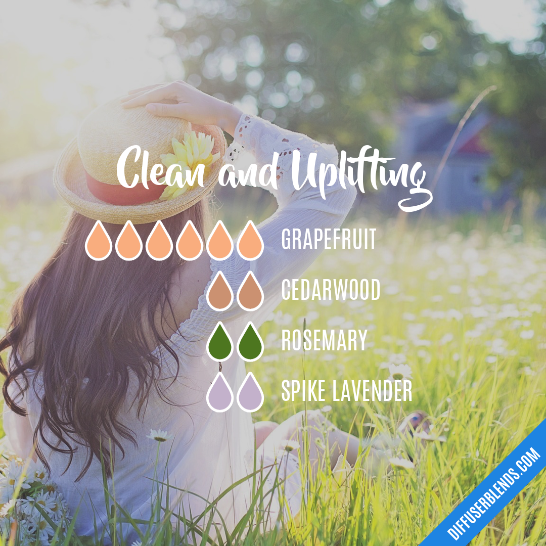 Clean and Uplifting — Essential Oil Diffuser Blend
