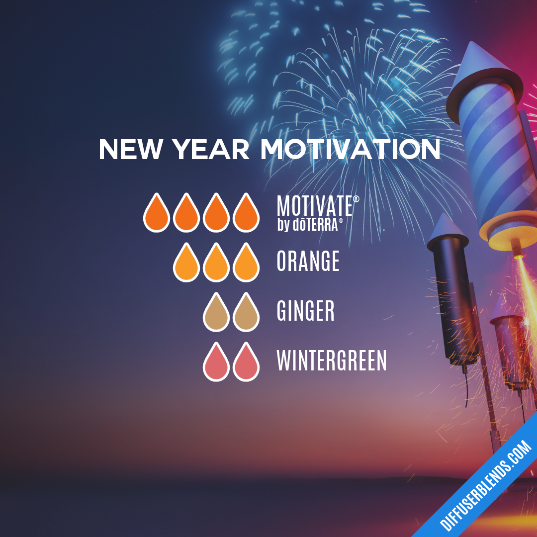 New Year Motivation — Essential Oil Diffuser Blend