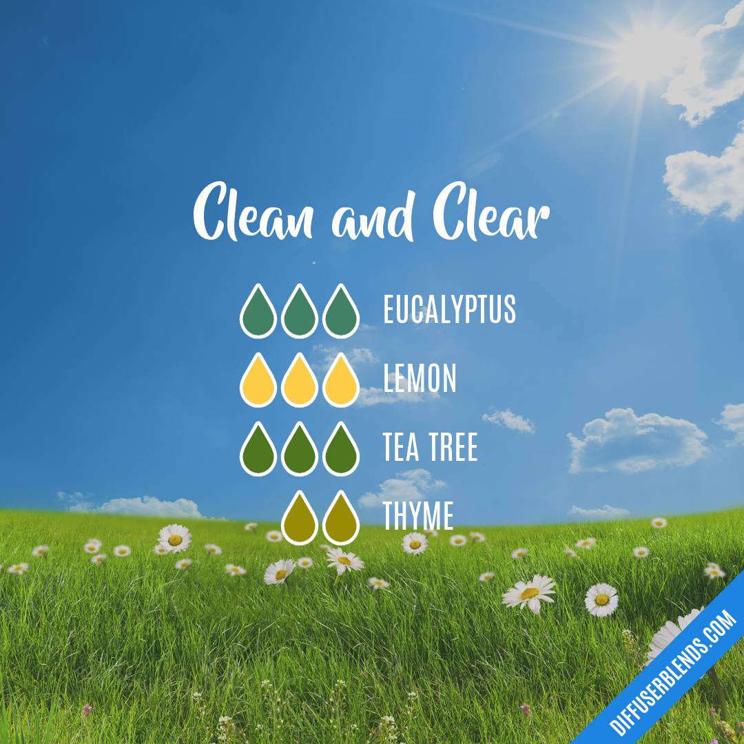 Clean and Clear — Essential Oil Diffuser Blend