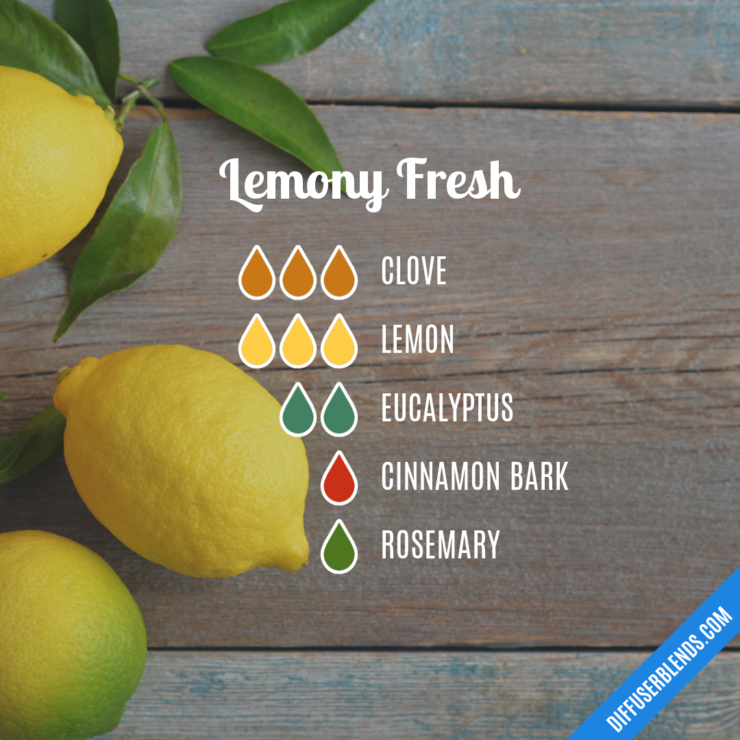 Lemony Fresh — Essential Oil Diffuser Blend