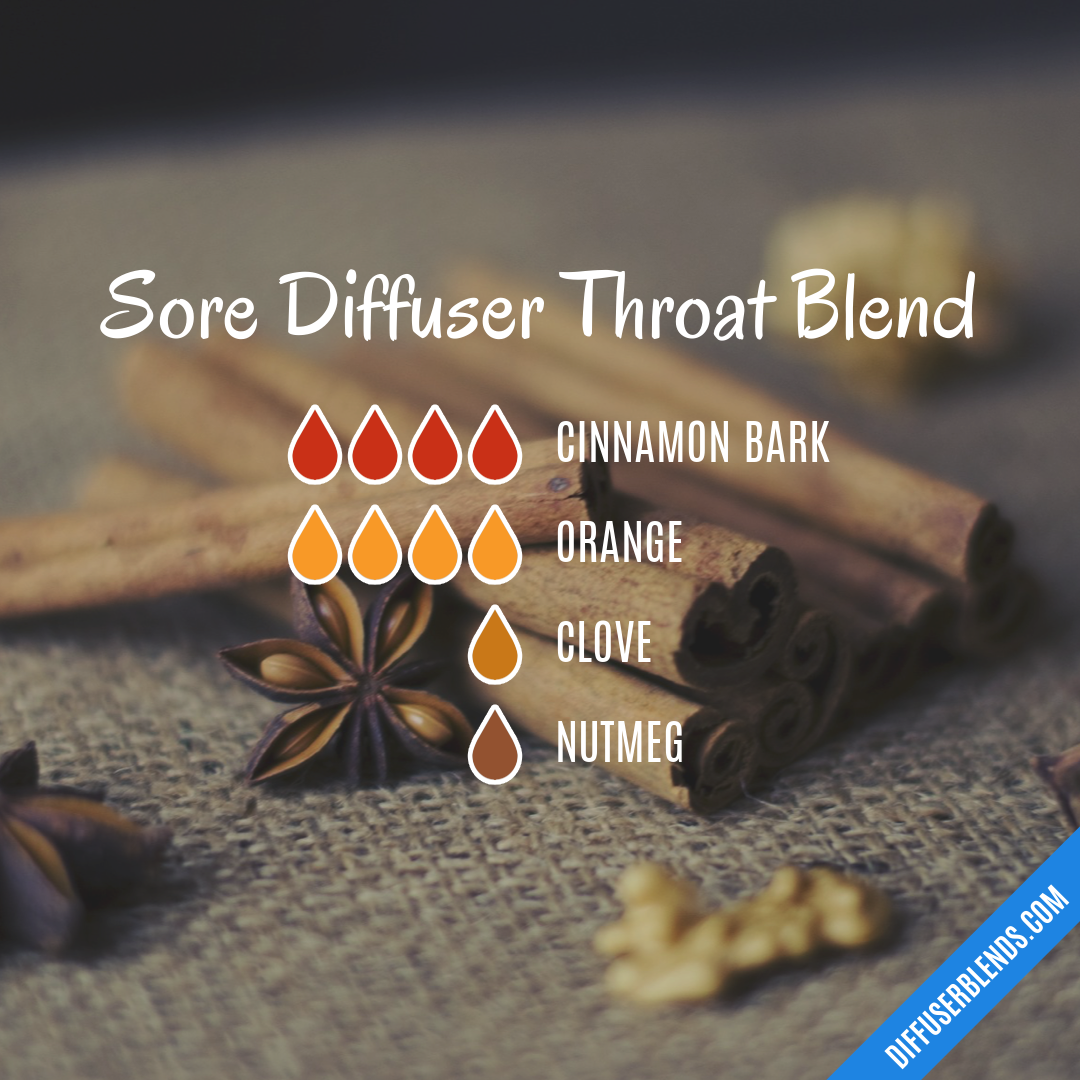 Sore Diffuser Throat Blend — Essential Oil Diffuser Blend