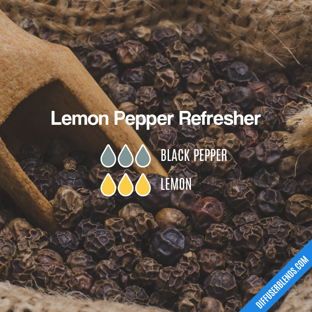Lemon Pepper Refresher — Essential Oil Diffuser Blend