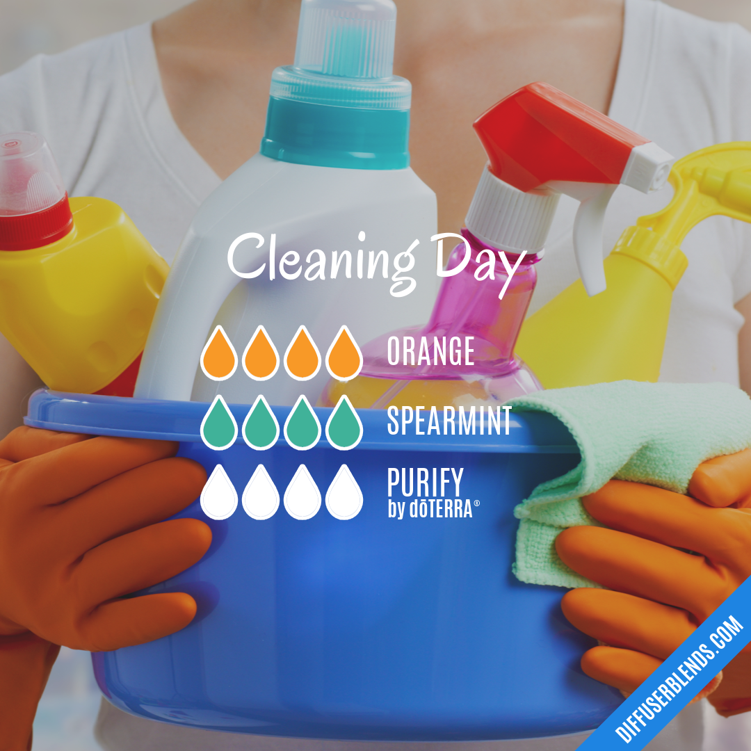 Cleaning Day — Essential Oil Diffuser Blend