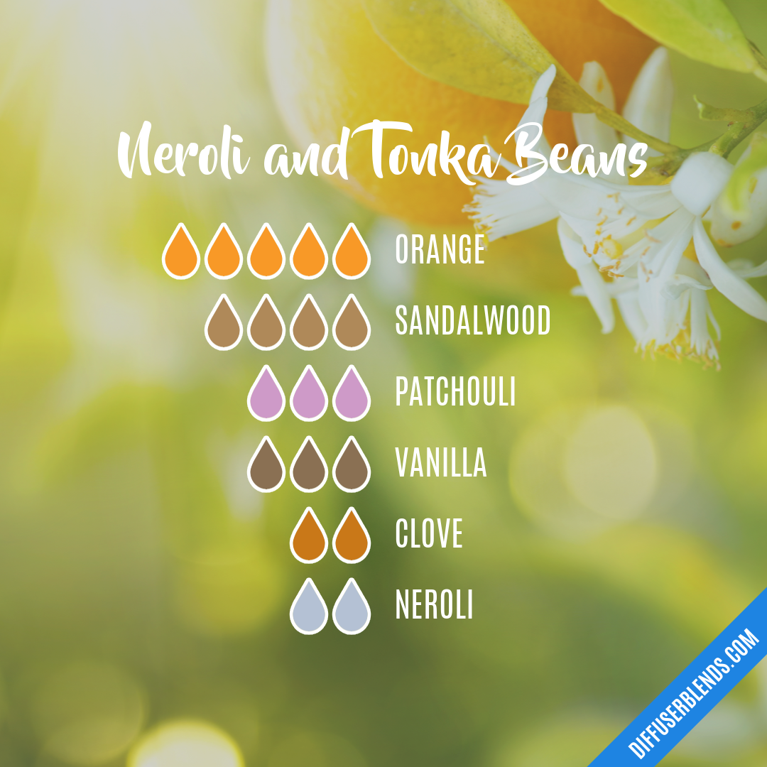 Neroli and Tonka Beans — Essential Oil Diffuser Blend