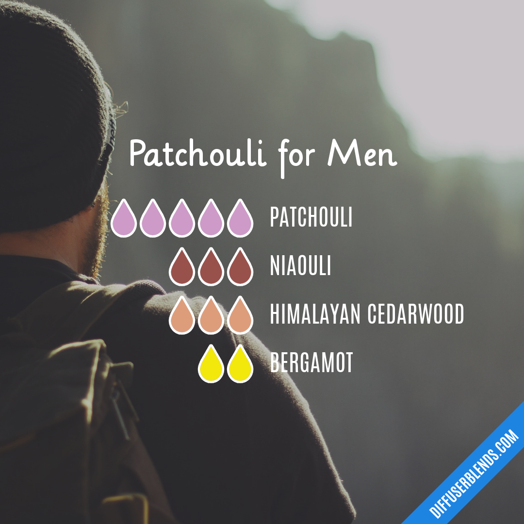 Patchouli for Men — Essential Oil Diffuser Blend