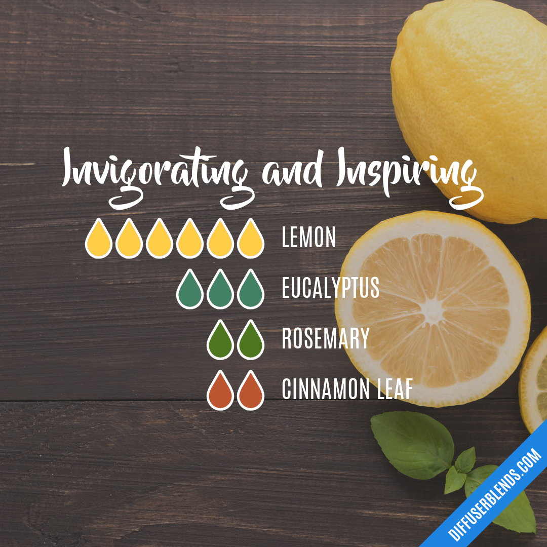 Invigorating and Inspiring — Essential Oil Diffuser Blend