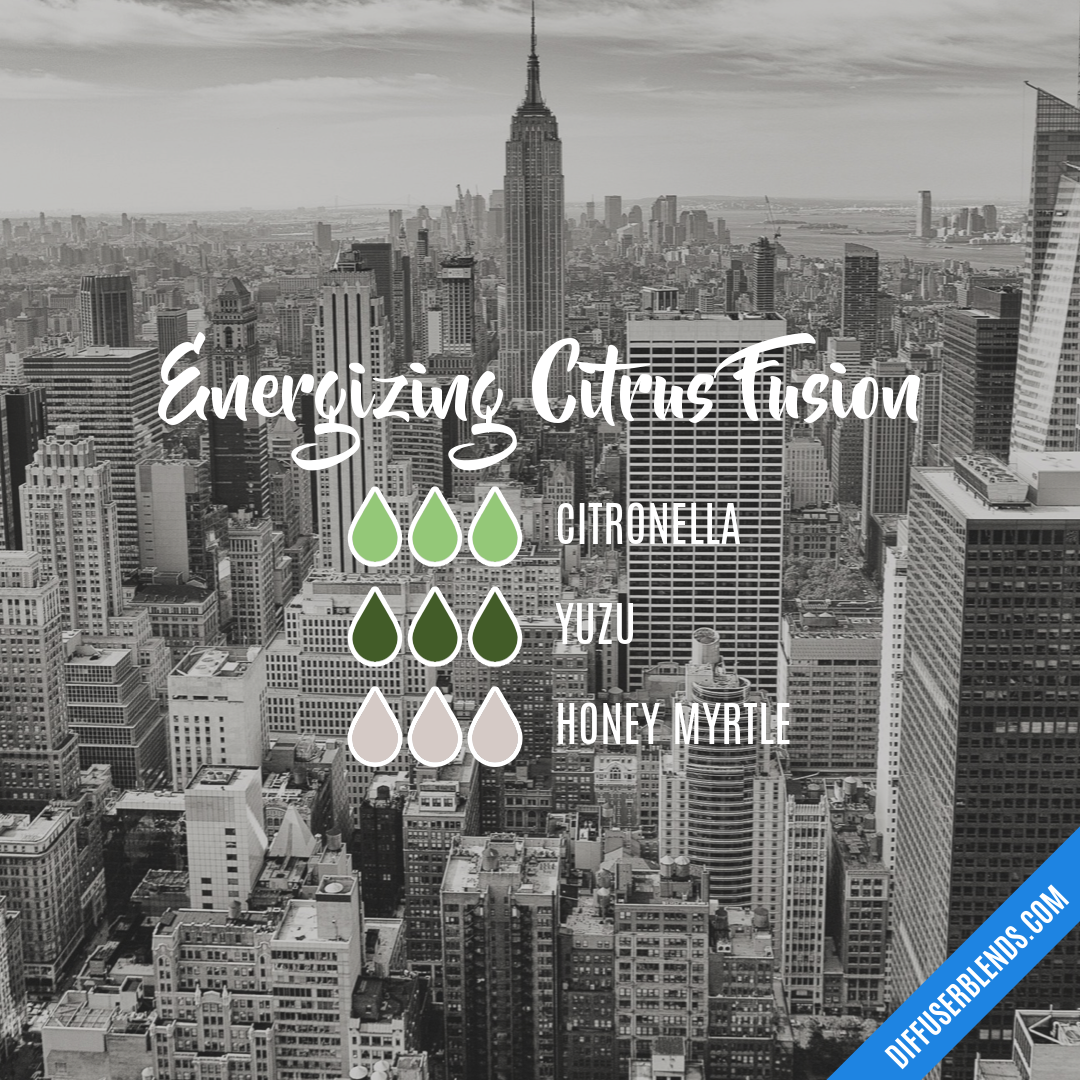 Energizing Citrus Fusion — Essential Oil Diffuser Blend