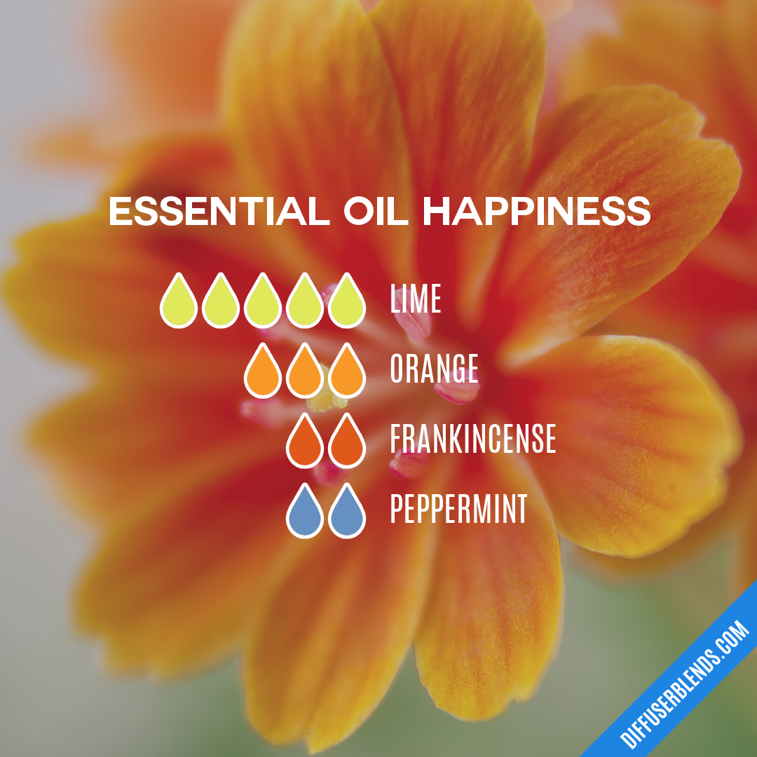 Essential Oil Happiness — Essential Oil Diffuser Blend