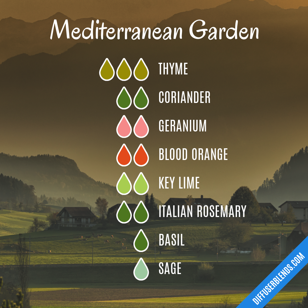 Mediterranean Garden — Essential Oil Diffuser Blend