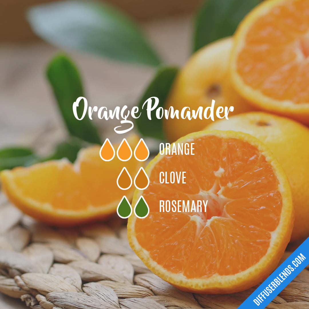 Orange Pomander — Essential Oil Diffuser Blend