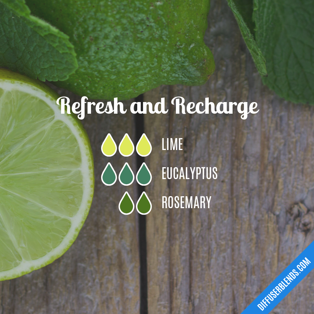 Refresh and Recharge — Essential Oil Diffuser Blend