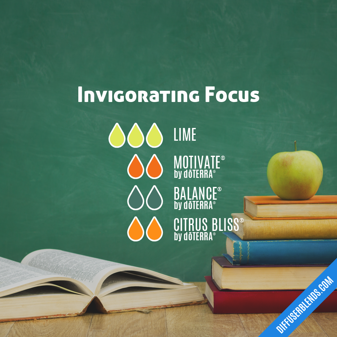 Invigorating Focus — Essential Oil Diffuser Blend