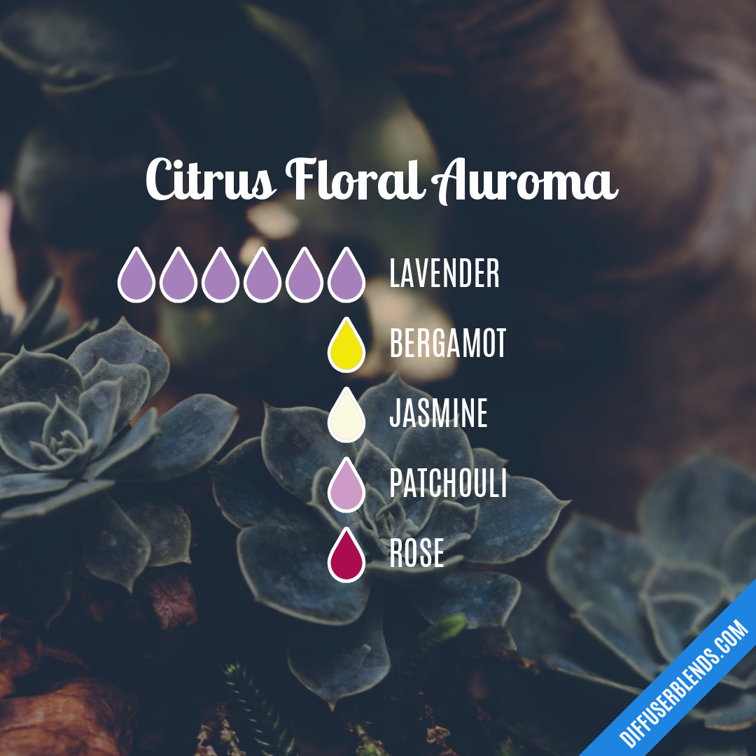 Floral Essential Oil Combinations - Flower Scented Diffuser Blends