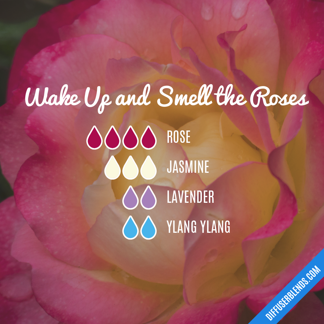 Wake Up and Smell the Roses — Essential Oil Diffuser Blend
