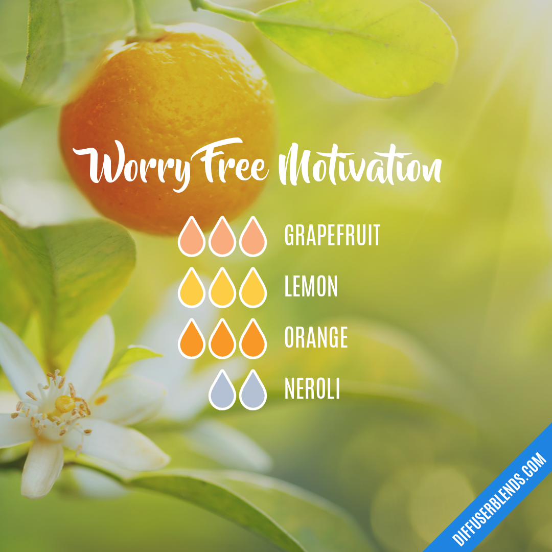Worry Free Motivation — Essential Oil Diffuser Blend