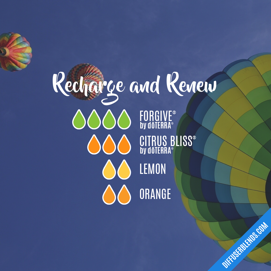 Recharge and Renew — Essential Oil Diffuser Blend