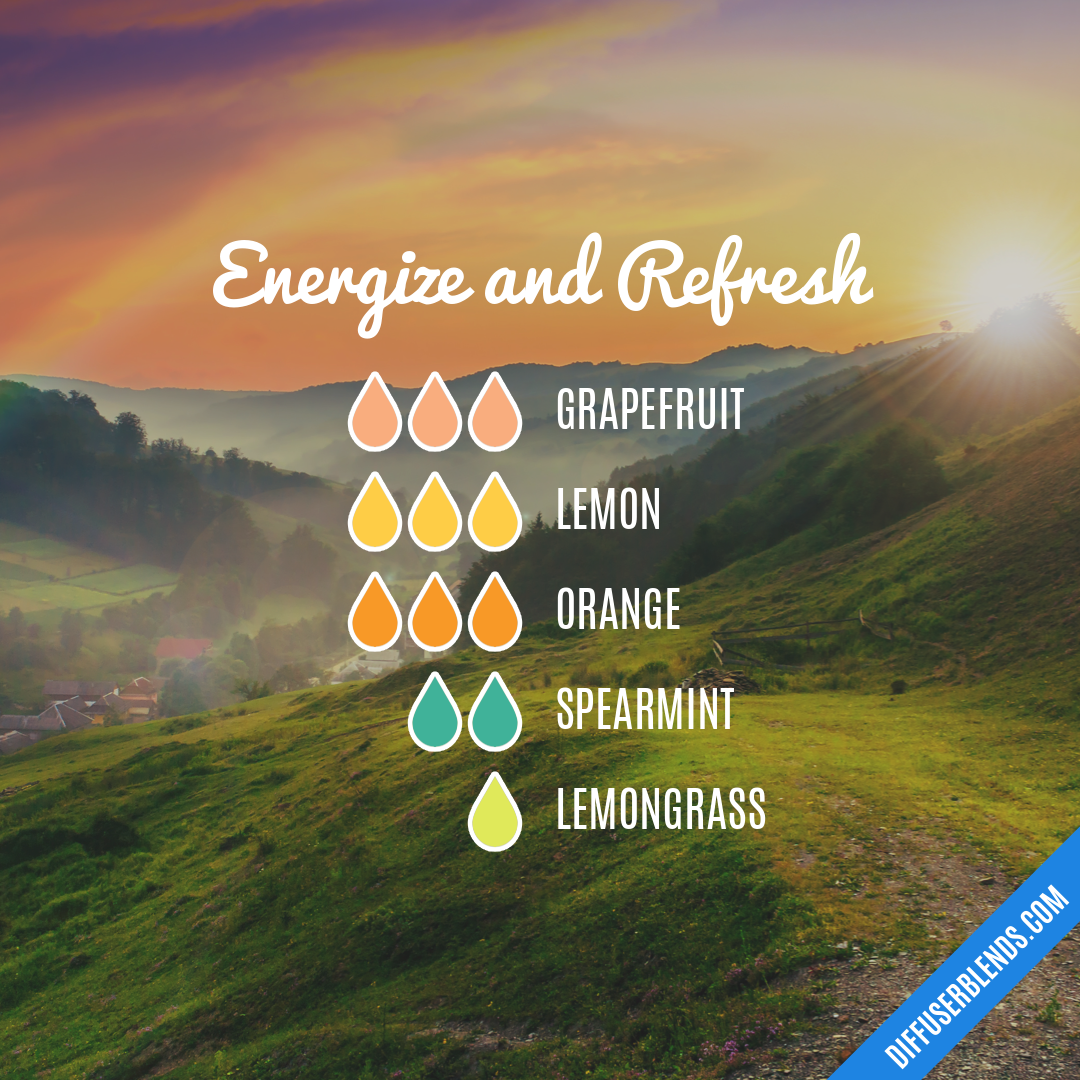 Energize and Refresh | DiffuserBlends.com