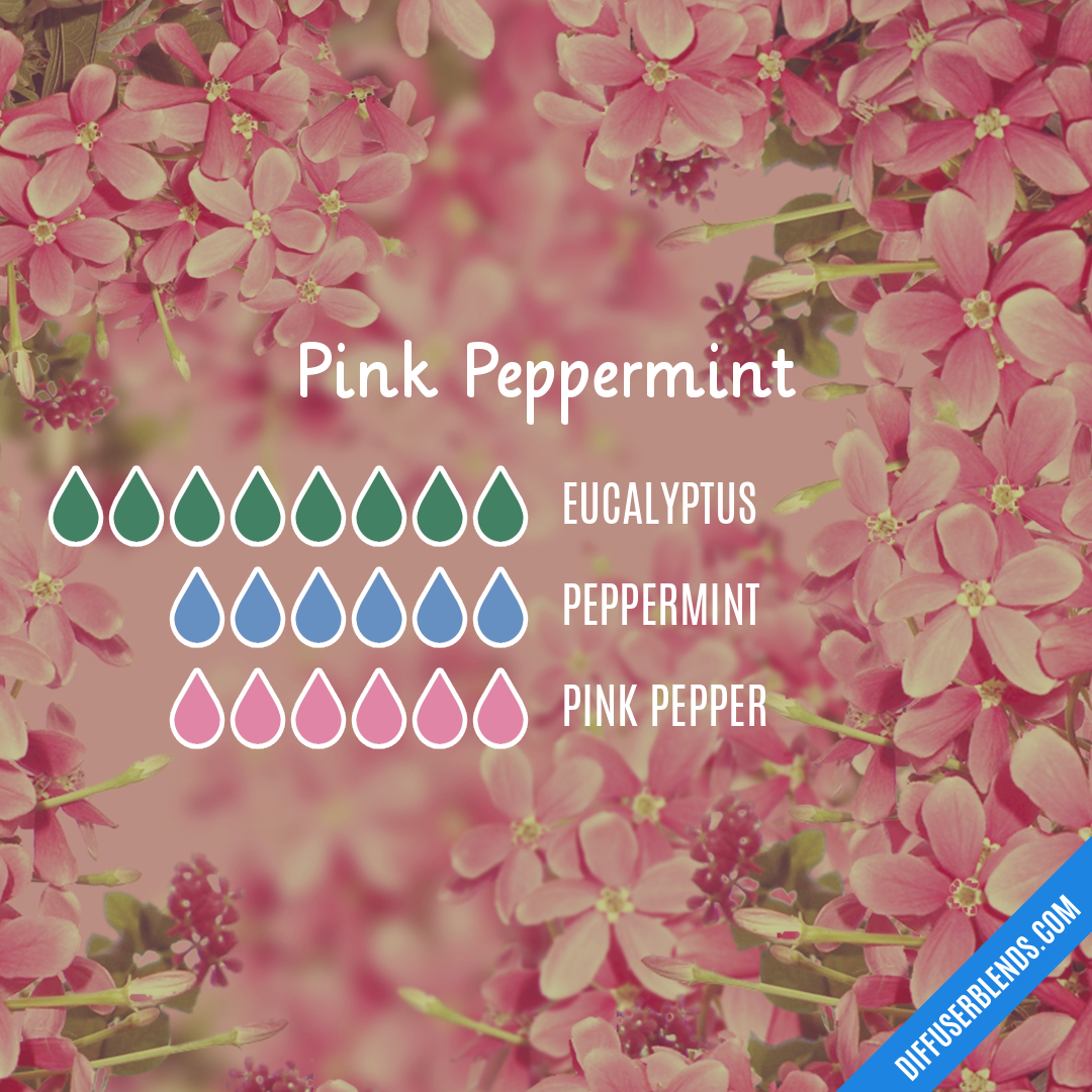 Pink Peppermint — Essential Oil Diffuser Blend